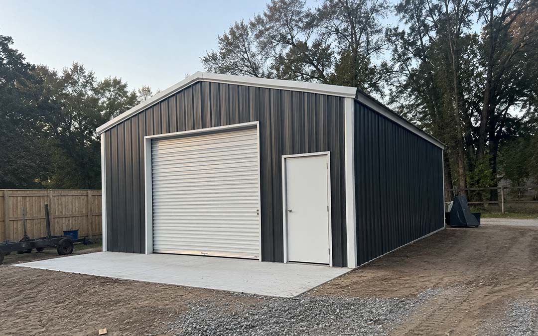 18x24 Metal Utility Garage