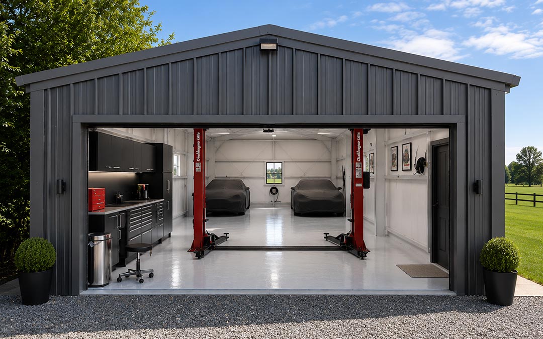 18x30 Steel Utility Garage