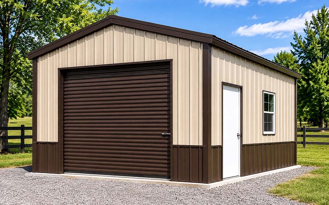 20x20 Steel Utility Garage