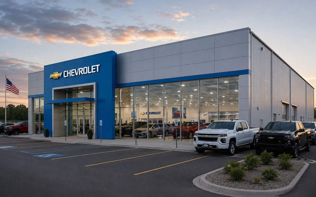 100×120×18 Vehicle Showroom & Office Building