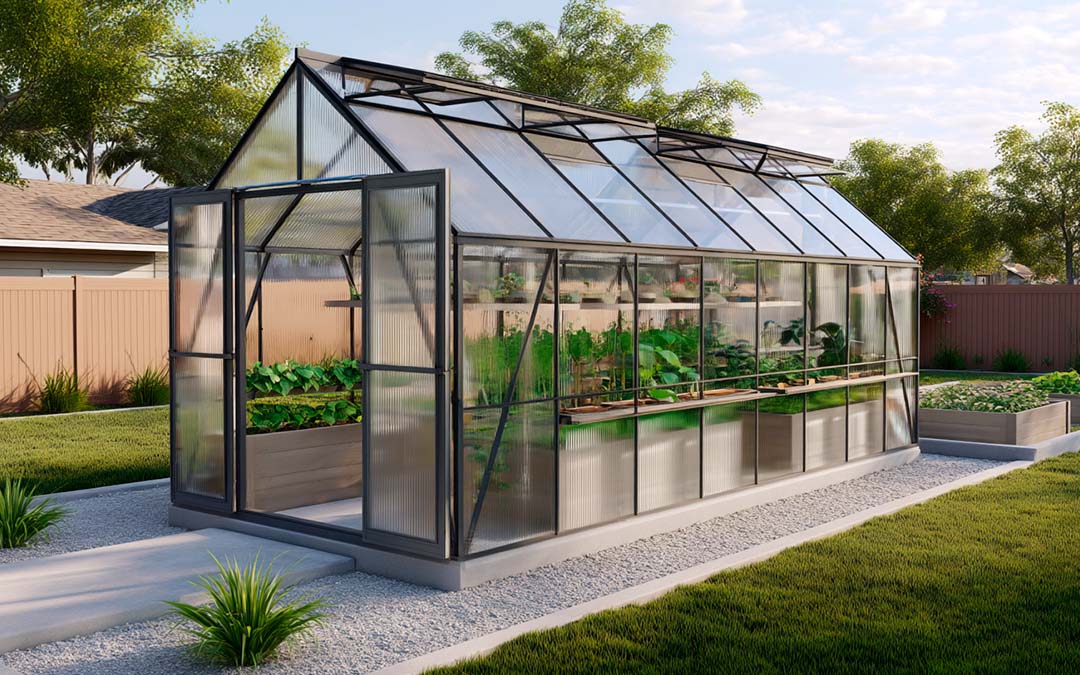 20×30×12 Backyard Growing Greenhouse