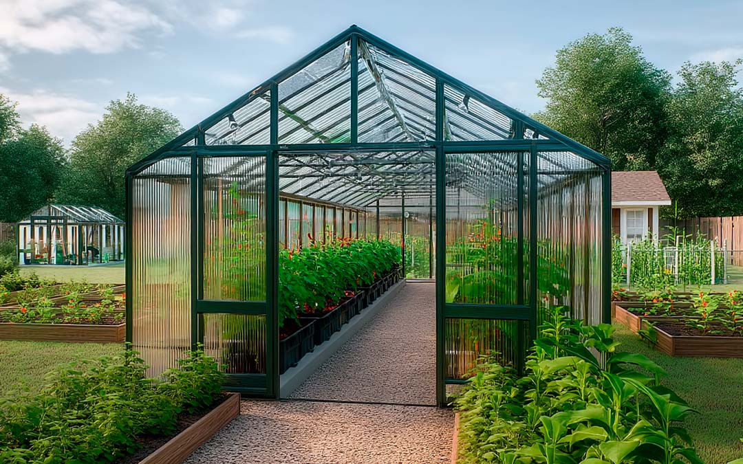 24×48×14 Hobby Farm Greenhouse