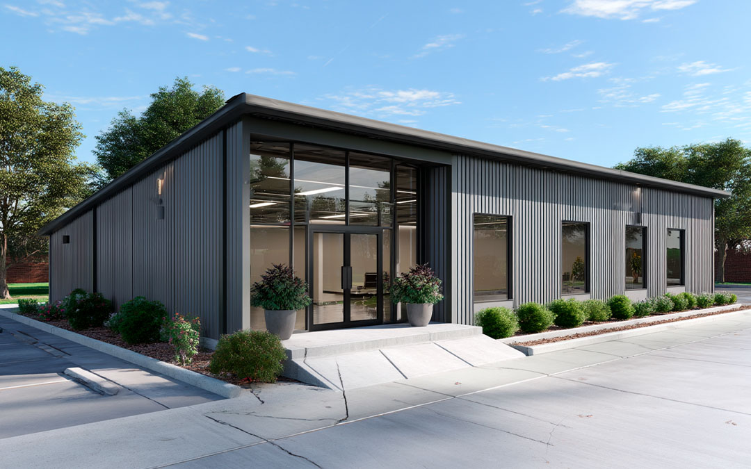 30×40×12 Small Business Office Building – Durable, Custom Metal ...