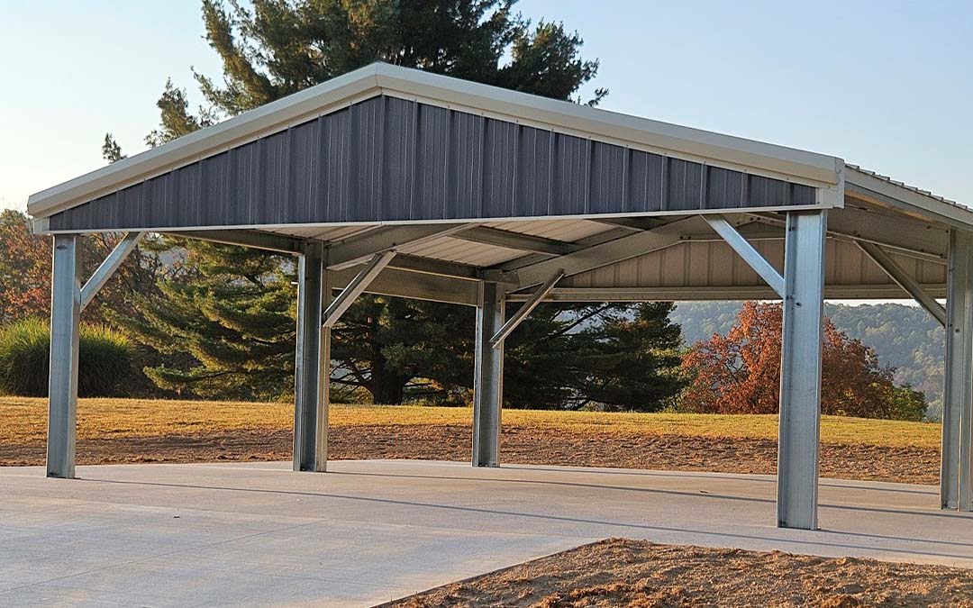 30×40×12 Cold-Formed Steel Pavilion