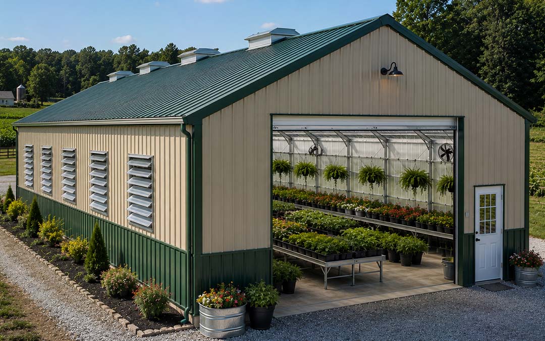 30×60×14 Market Garden Greenhouse