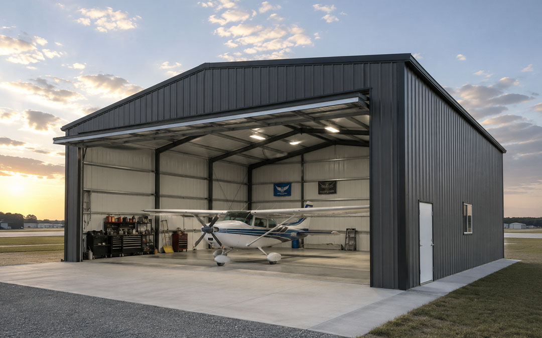 40×40×12 Personal Aircraft Hangar