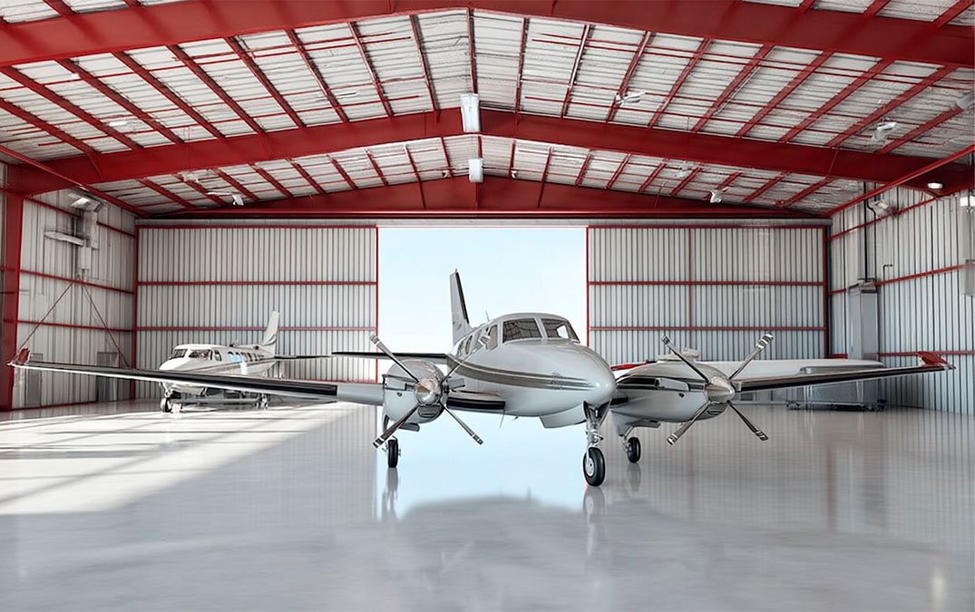 50×60×14 Dual Aircraft Hangar