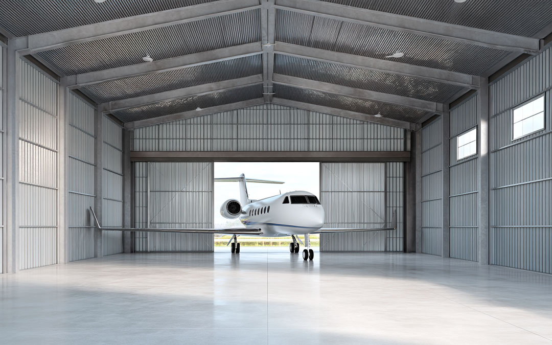 80×80×20 Corporate Jet Hangar