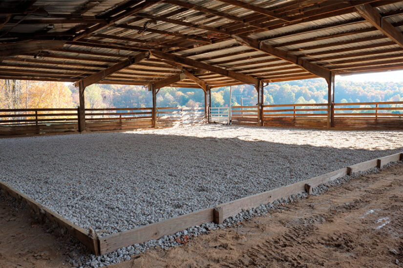 Horse Arena Construction: Footing Installation as Construction Step